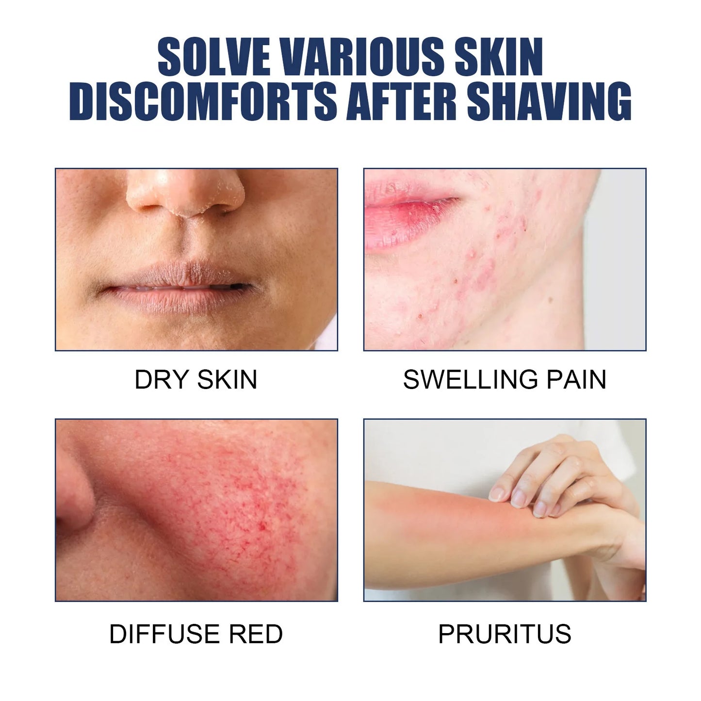 Shaving cream for sensitive skin